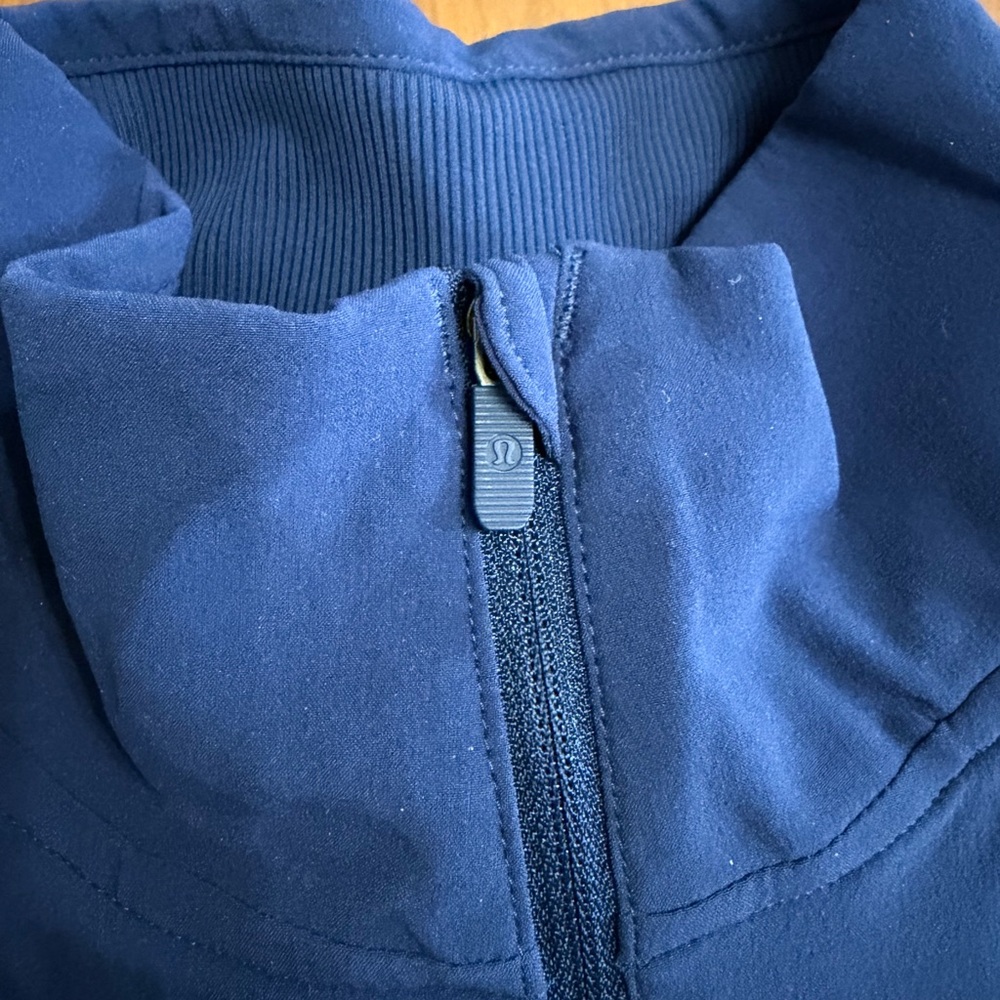 Lululemon Court Rival Tennis Track Jacket Size 8 Navy Blue - Picture 6 of 9